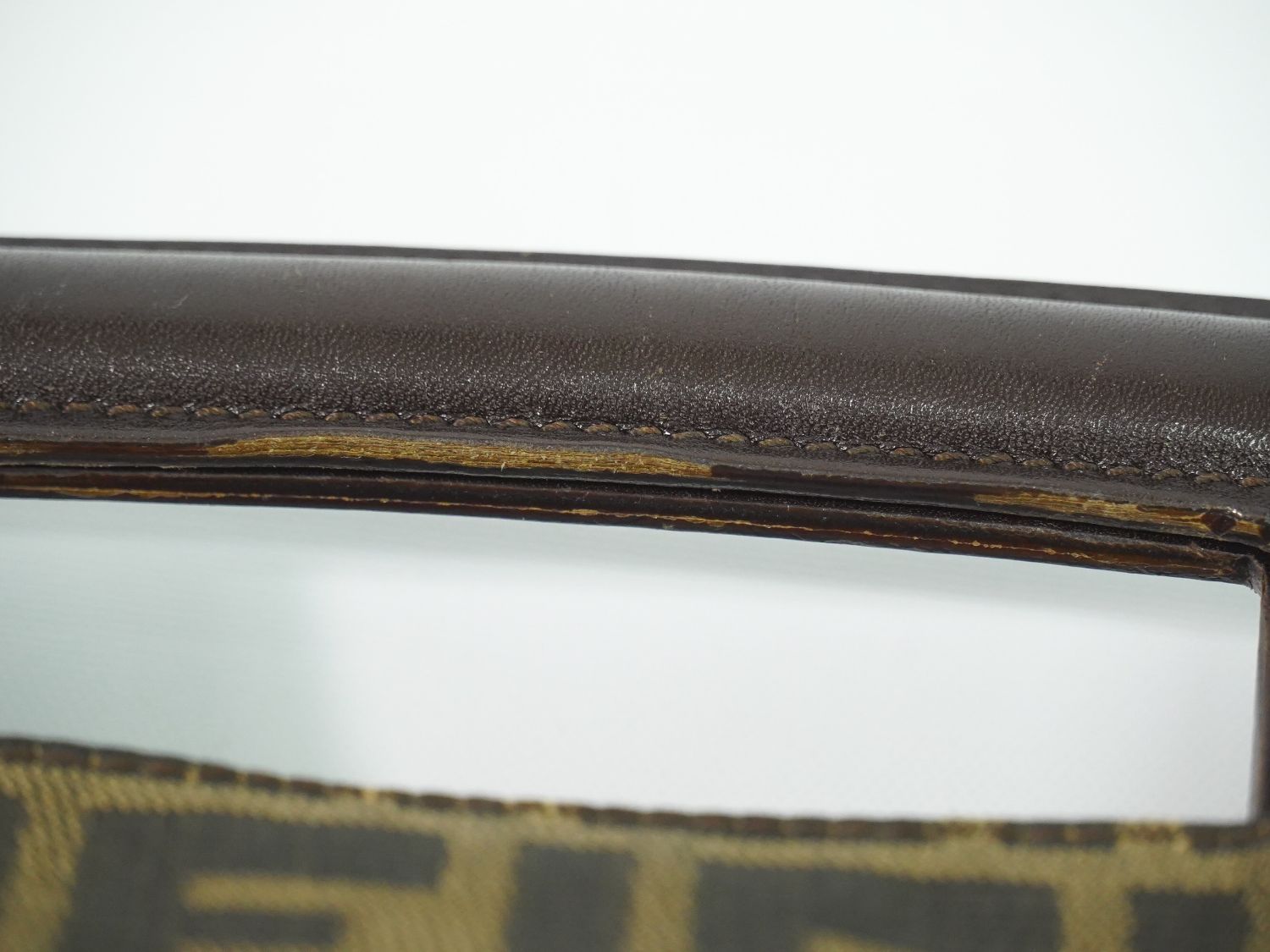 Fendi Zucca Tote Canvas Brown — view 5