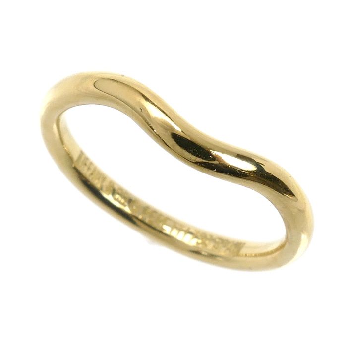 Tiffany & Co 18k Yellow Gold Curved Band Ring