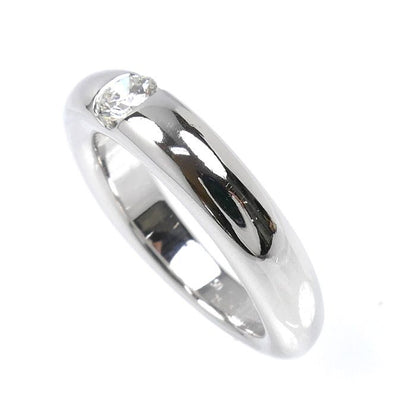 Cartier 18k White Gold Ellipse Ring Diamond — view 2