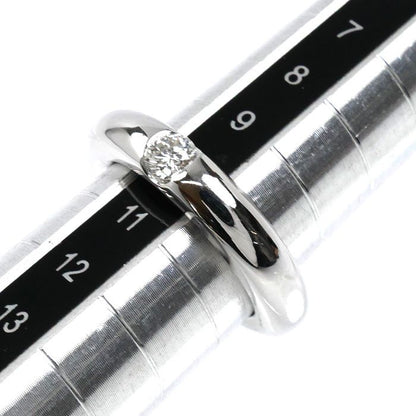 Cartier 18k White Gold Ellipse Ring Diamond — view 6