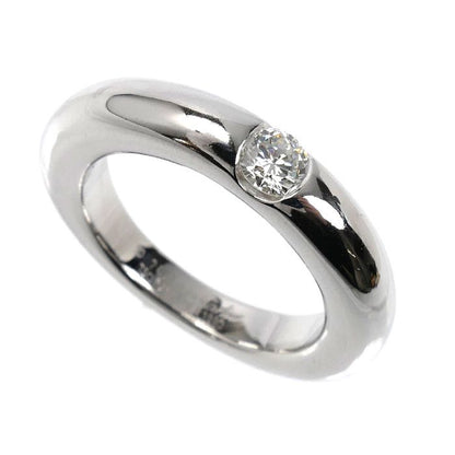 Cartier 18k White Gold Ellipse Ring Diamond