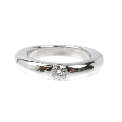 Cartier 18k White Gold Ellipse Ring Diamond — view 3
