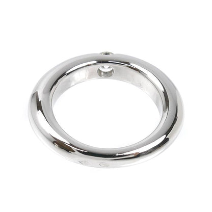 Cartier 18k White Gold Ellipse Ring Diamond — view 4