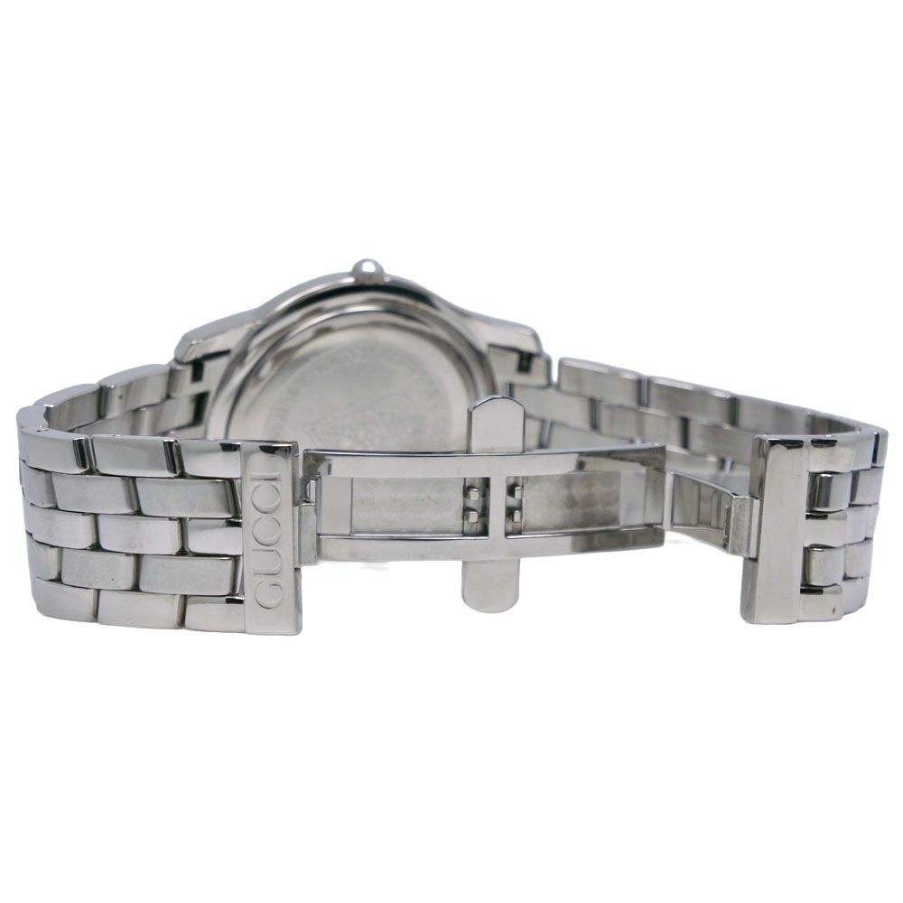 Gucci Stainless Steel Quartz Analog Display Silver Dial Watch — view 6