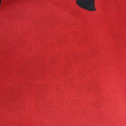 Chanel Scarf CC Logo Items Large Motif Silk Navy Red — view 7