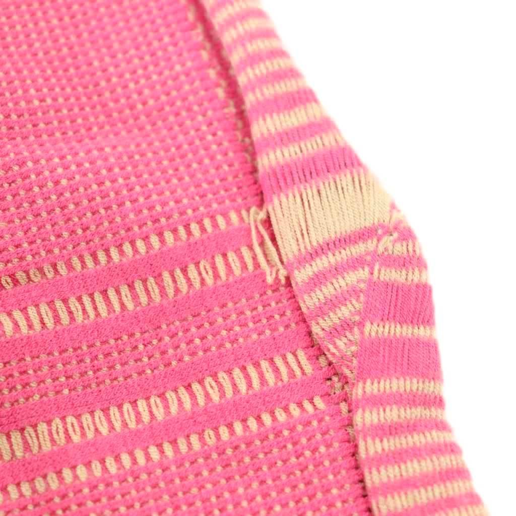 Fendi Knit Cropped Jacquard 38 Pink SY Sweater — view 6