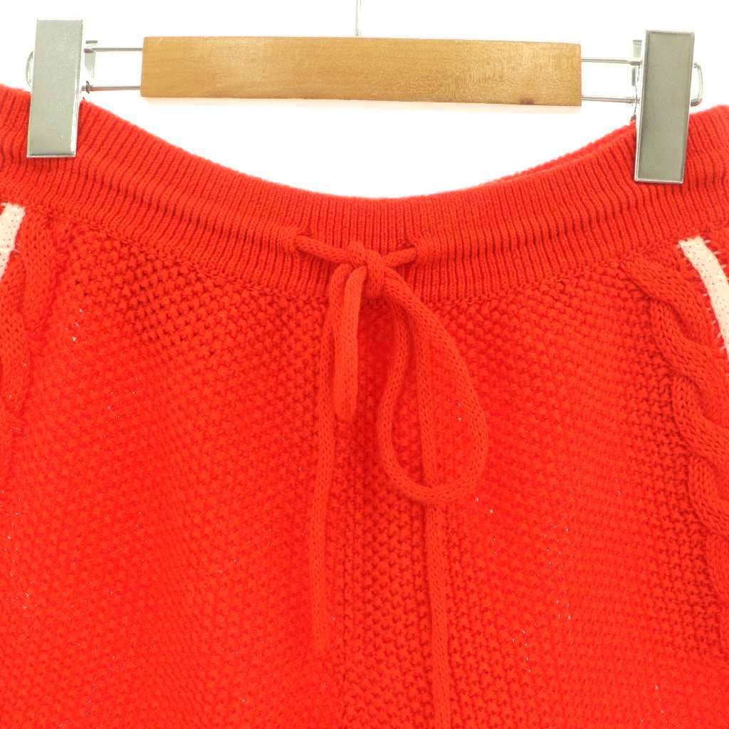 Gucci Adidas Sleeve Stripes Knit Shorts Pants Trefoy Logo L Orange SY — view 3