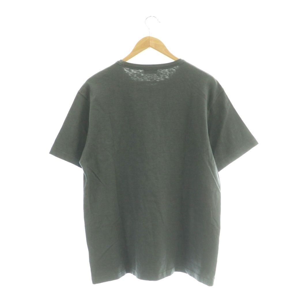 Dior Homme Slab Cotton Jersey T-Shirt Logo Short Sleeve XL Gray SY — view 2