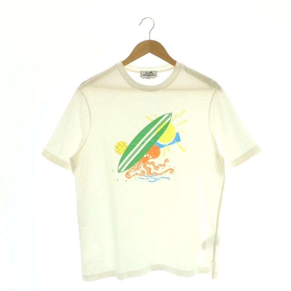 Hermes T-Shirt Short Sleeve S White SY