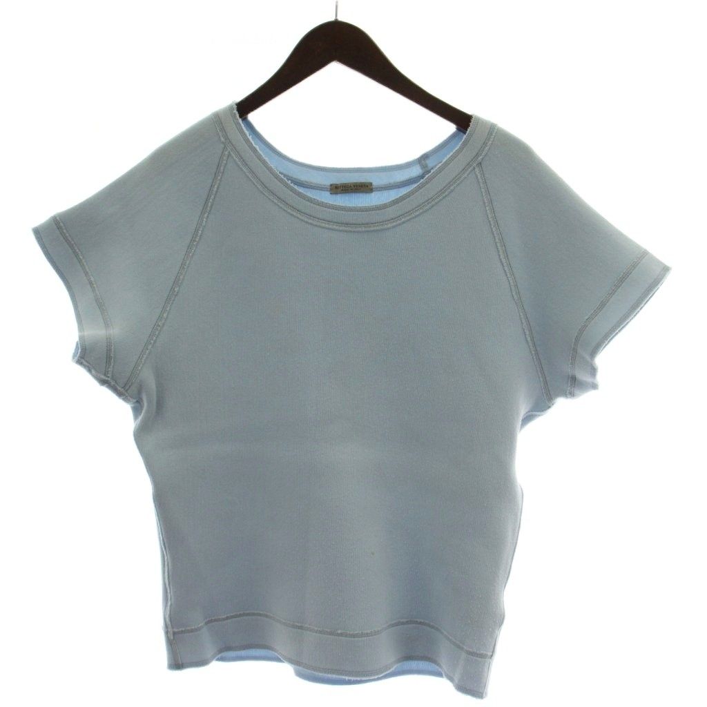 Bottega Veneta Set Top Shorts Sweatshirt 36 Light Blue Short Sleeve Round Neck — view 2