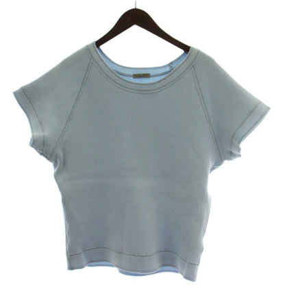 Bottega Veneta Set Top Shorts Sweatshirt 36 Light Blue Short Sleeve Round Neck — view 2
