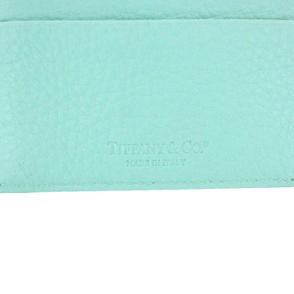 Tiffany & Co Card Case Business Holder Leather Cobalt Blue TK — view 8