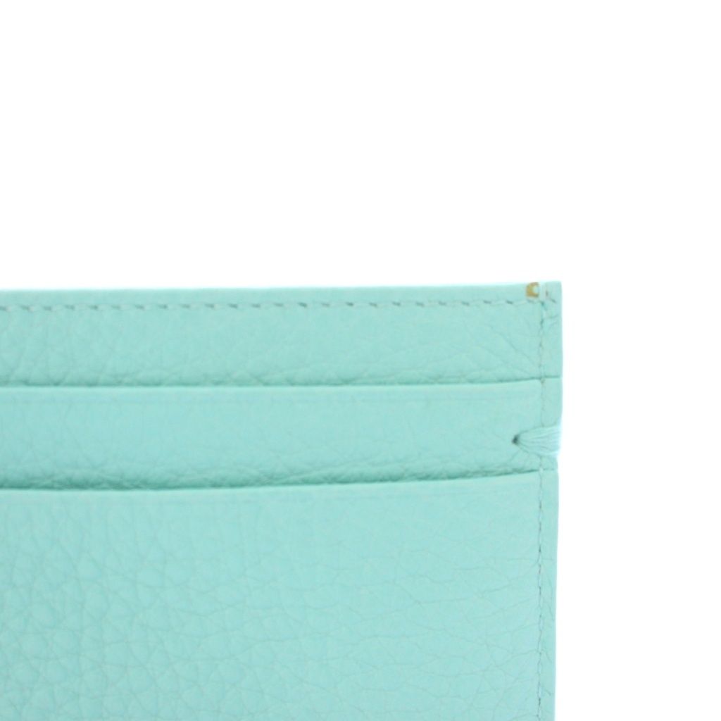 Tiffany & Co Card Case Business Holder Leather Cobalt Blue TK — view 7