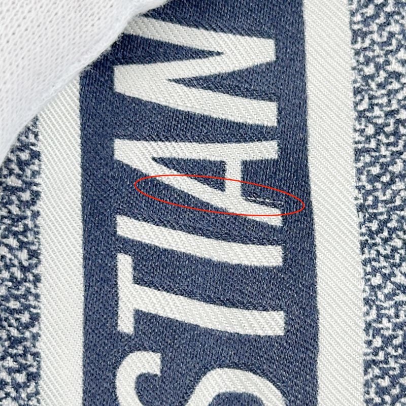 Dior Scarf Mitzah Silk Blue Logo Floral — view 8