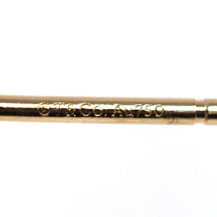 Tiffany & Co 18k Pink Gold T Smile Mini Earrings — view 4