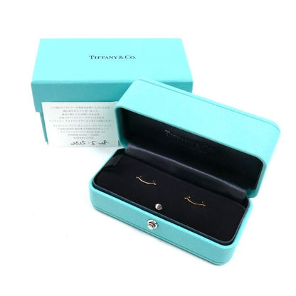Tiffany & Co 18k Pink Gold T Smile Mini Earrings — view 5