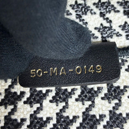 Dior Book Tote Houndstooth Black White — view 7