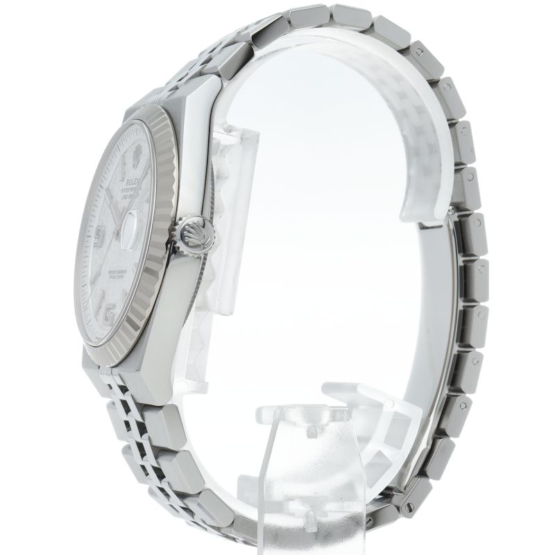 Rolex Land Watch Honeycomb Motif Box 18k White Gold SS — view 3