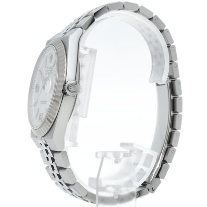 Rolex Land Watch Honeycomb Motif Box 18k White Gold SS — view 3