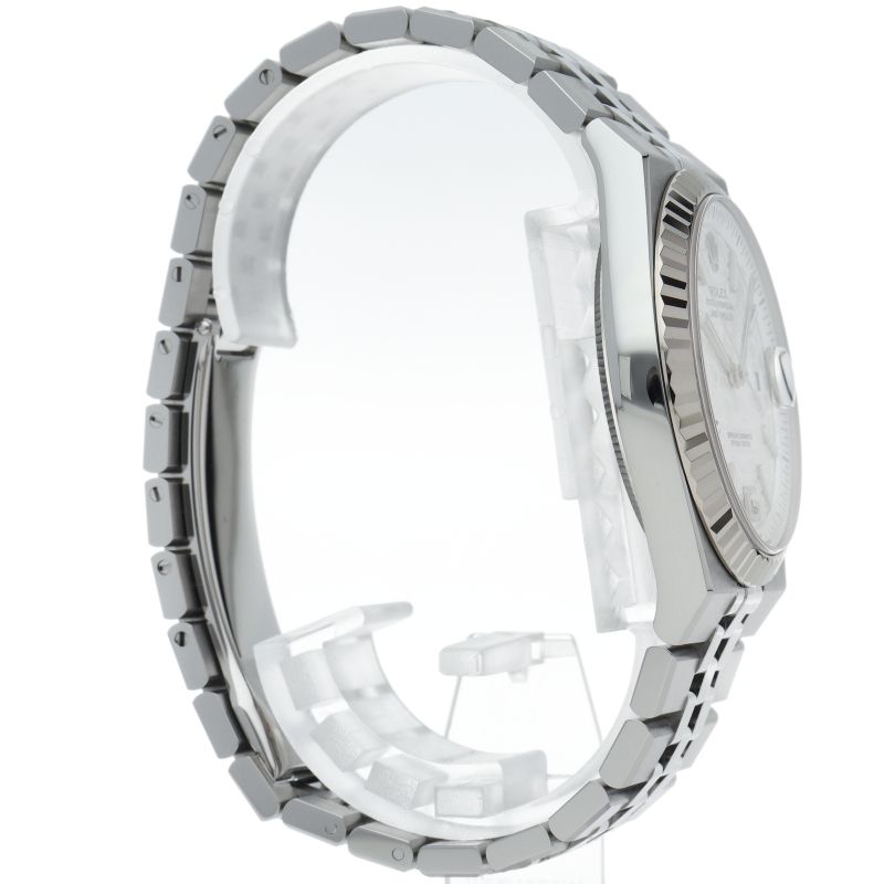 Rolex Land Watch Honeycomb Motif Box 18k White Gold SS — view 4