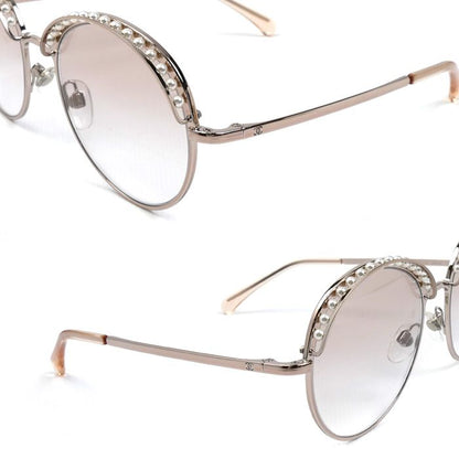 Chanel CC Logo Sunglasses Pink Gold 13 Eyewear — view 3