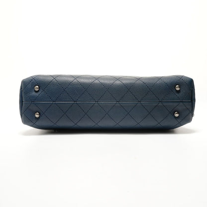 Chanel Shoulder Bag Caviar Leather Gunmetallic 2-Way — view 7
