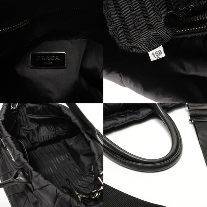Prada Shoulder Bag Triangle Logo New Tessuto Bomber 2-Way — view 9