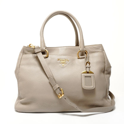 Prada Shoulder Bag Leather 2-Way