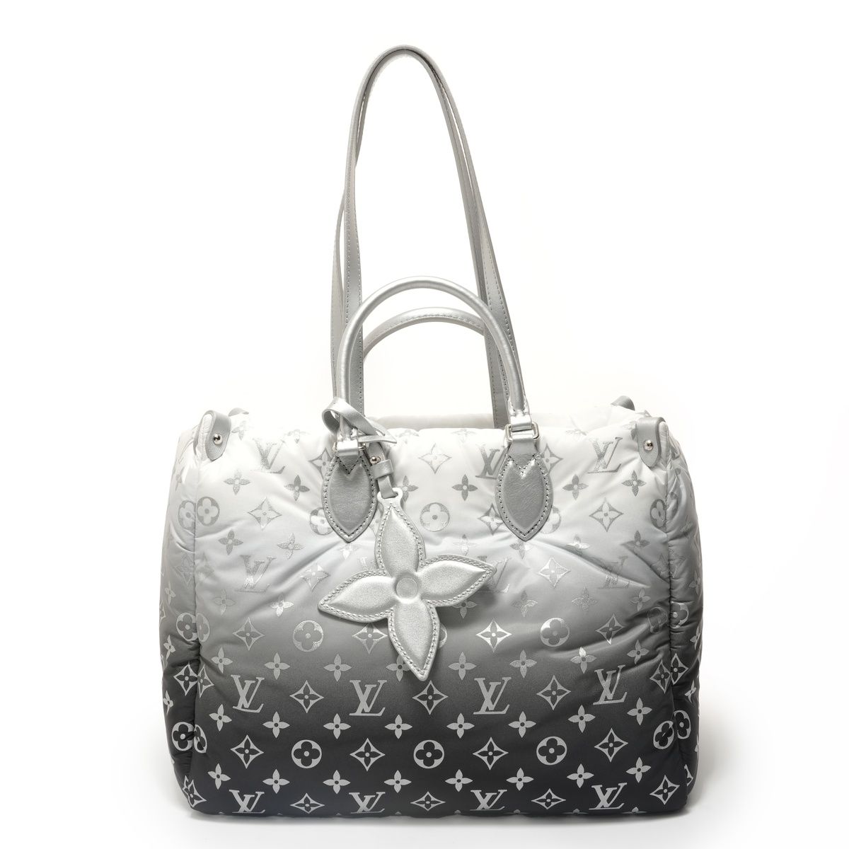 Louis Vuitton Shoulder Bag Ski On The Go MM Frost Silver
