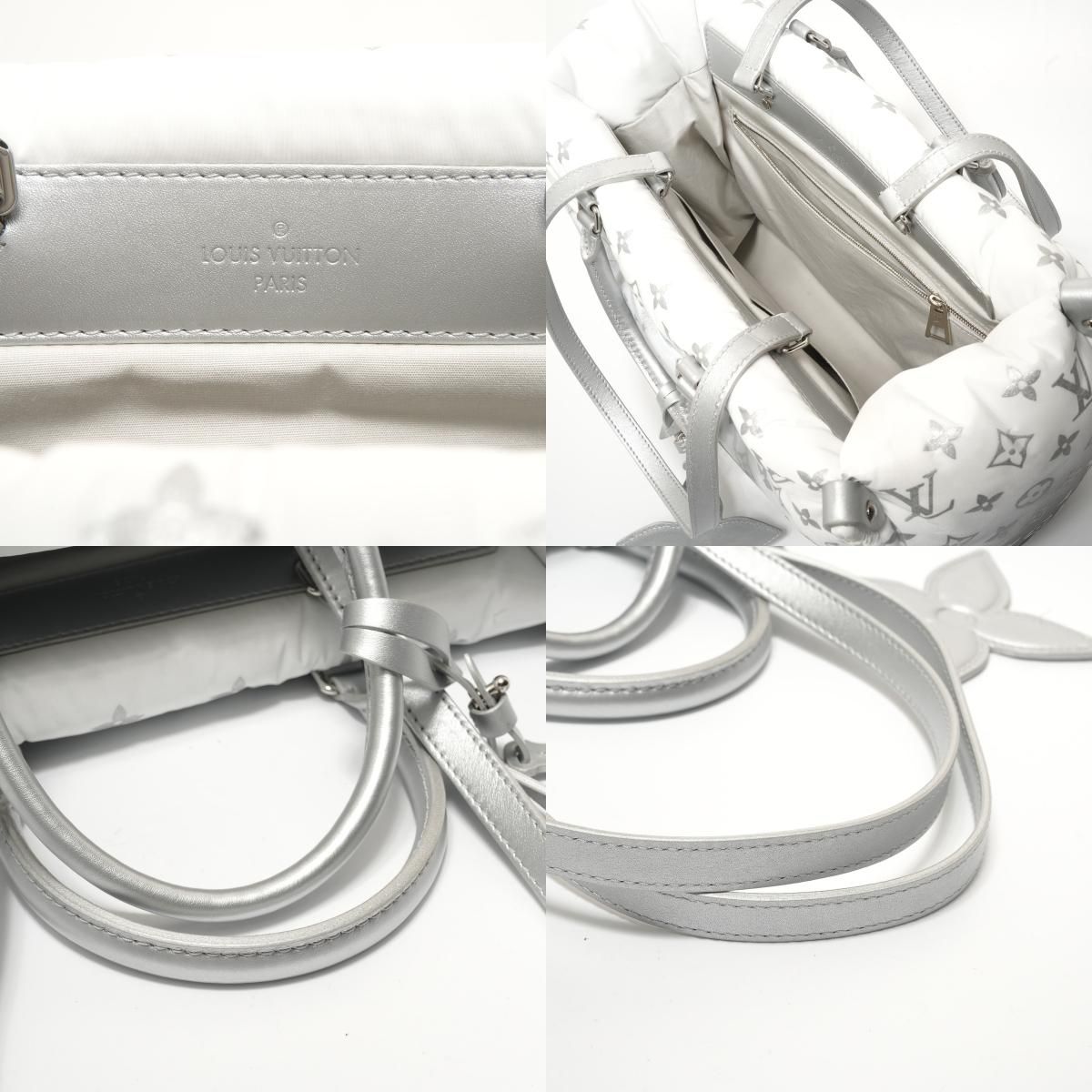 Louis Vuitton Shoulder Bag Ski On The Go MM Frost Silver — view 9
