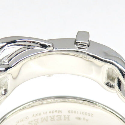 Hermes Ring Boucle Series Inflexible 53 Silver — view 7