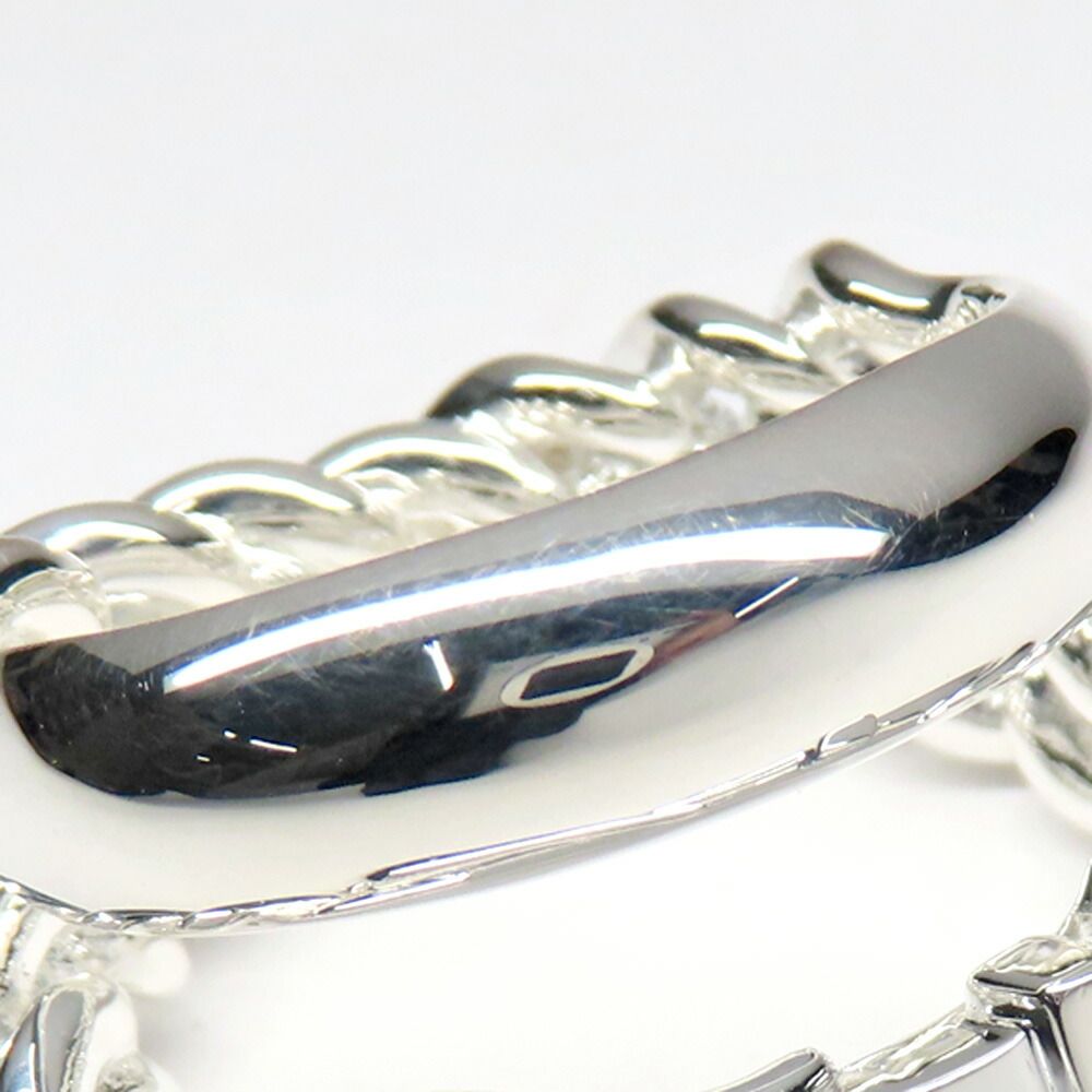 Hermes Ring Boucle Series Inflexible 53 Silver — view 6