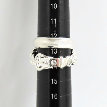 Hermes Ring Boucle Series Inflexible 53 Silver — view 9