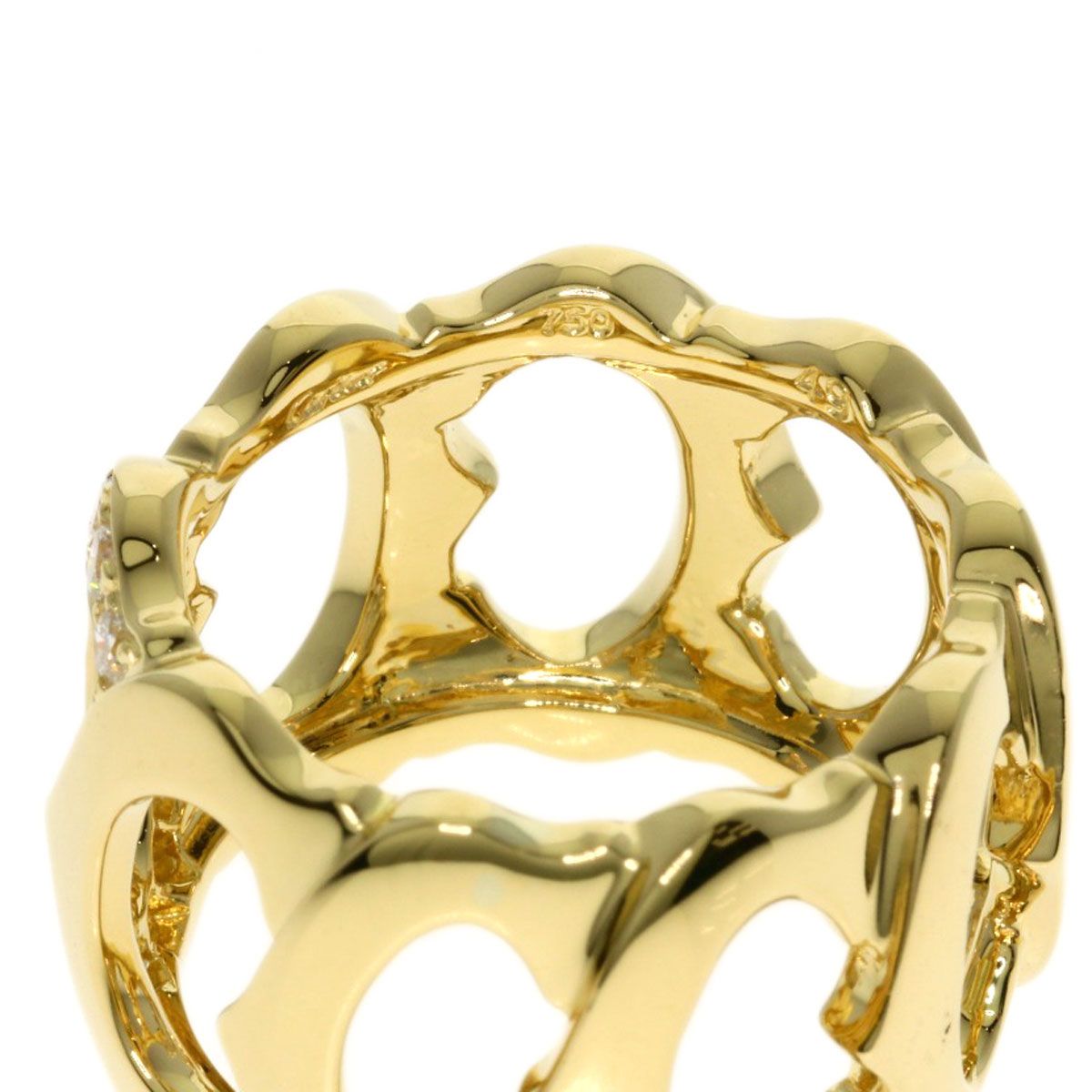 Cartier C Diamond 49 Ring 18k Yellow Gold — view 4