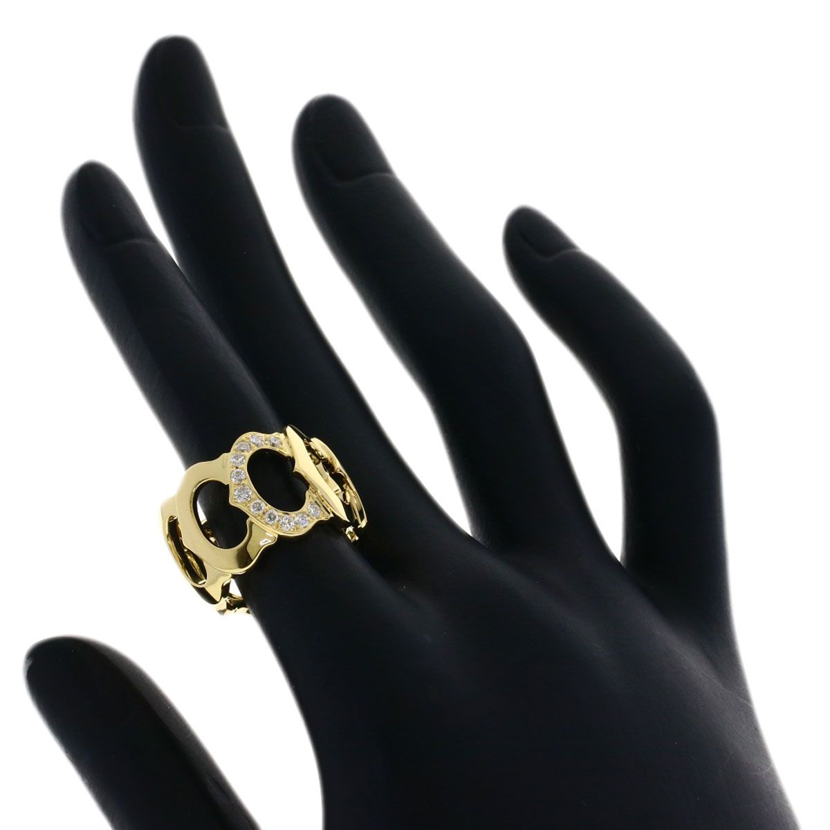 Cartier C Diamond 49 Ring 18k Yellow Gold — view 5