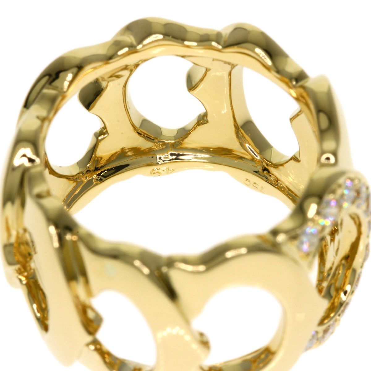 Cartier C Diamond 49 Ring 18k Yellow Gold — view 8