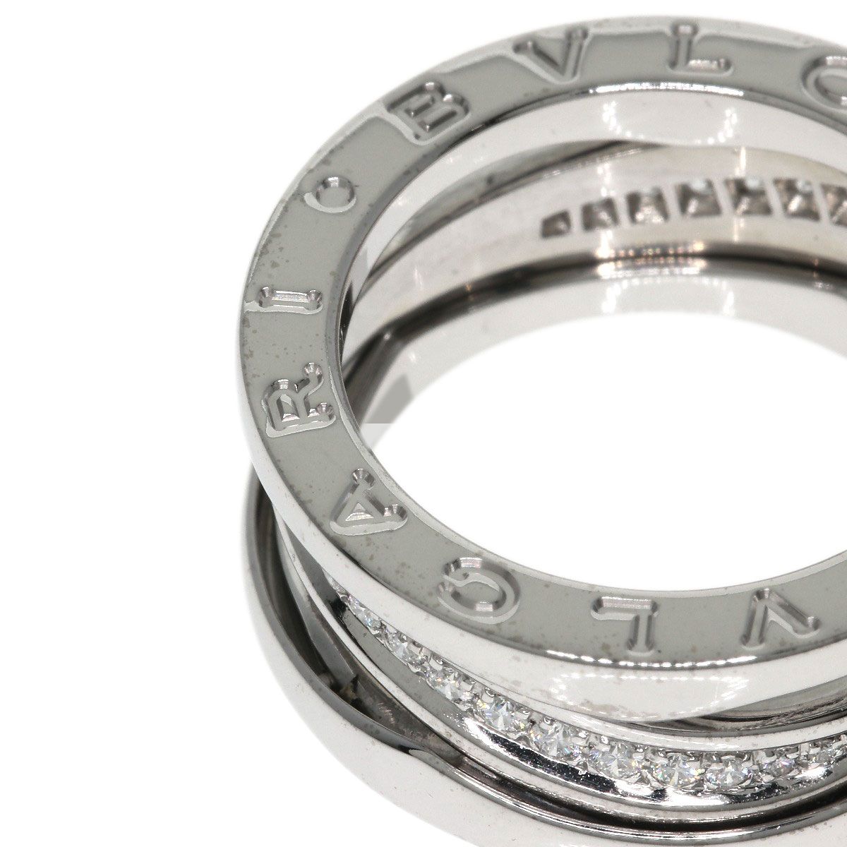 Bvlgari B-zero One Legend Diamond 51 Ring 18k White Gold — view 8