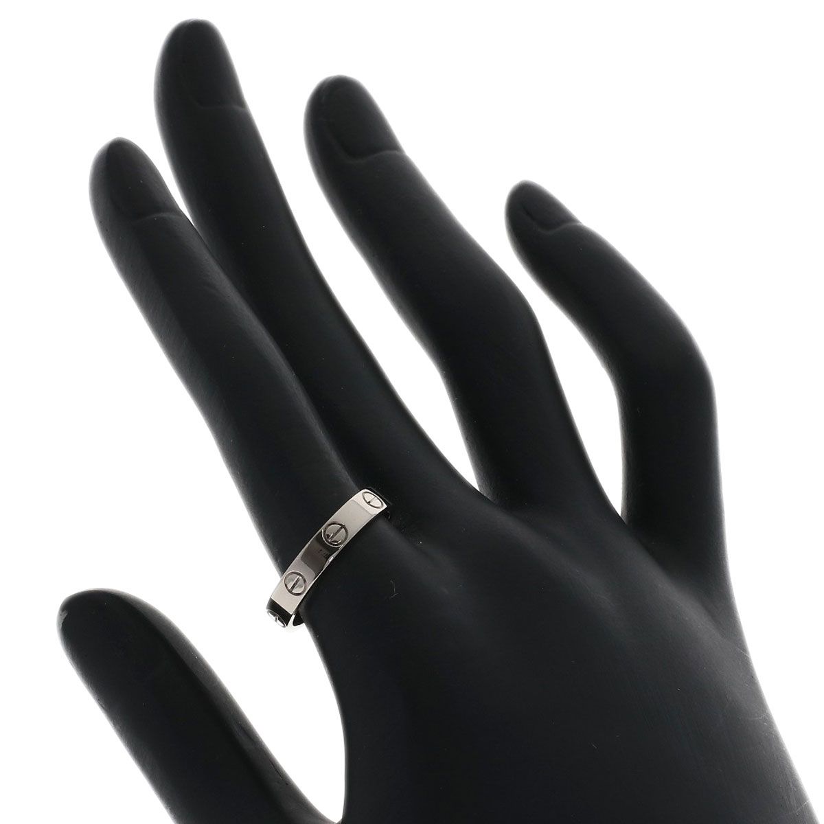 Cartier Mini Love Ring 54 18k White Gold — view 5
