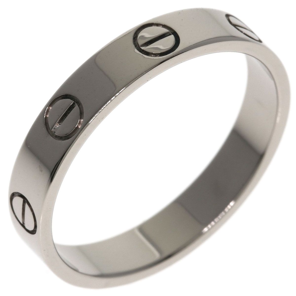 Cartier Mini Love Ring 54 18k White Gold — view 2