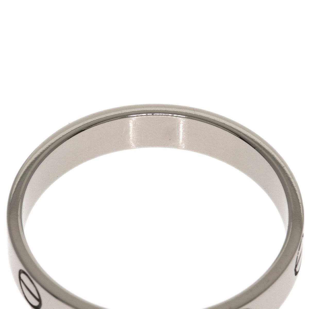 Cartier Mini Love Ring 54 18k White Gold — view 6