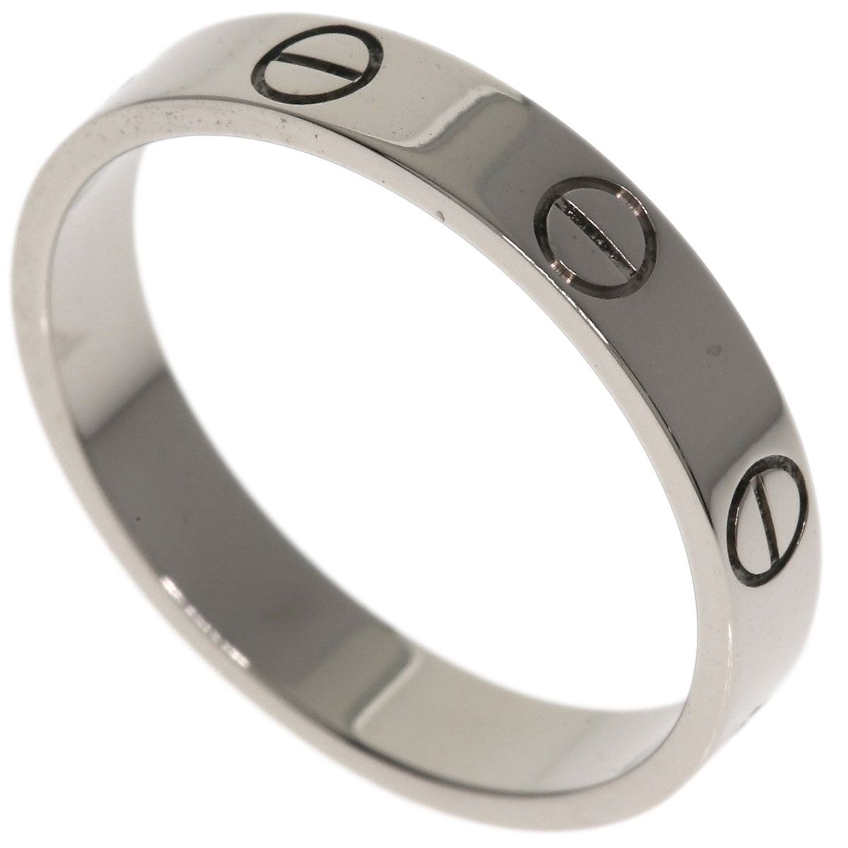 Cartier Mini Love Ring 54 18k White Gold