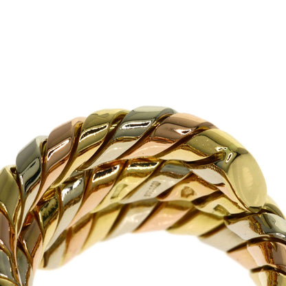 Bvlgari Tubogas Ring 18k Yellow Gold 18k Pink White — view 7