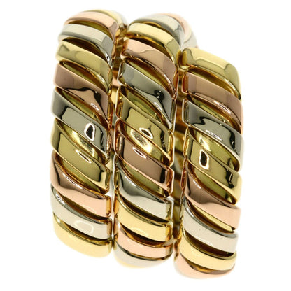 Bvlgari Tubogas Ring 18k Yellow Gold 18k Pink White — view 3