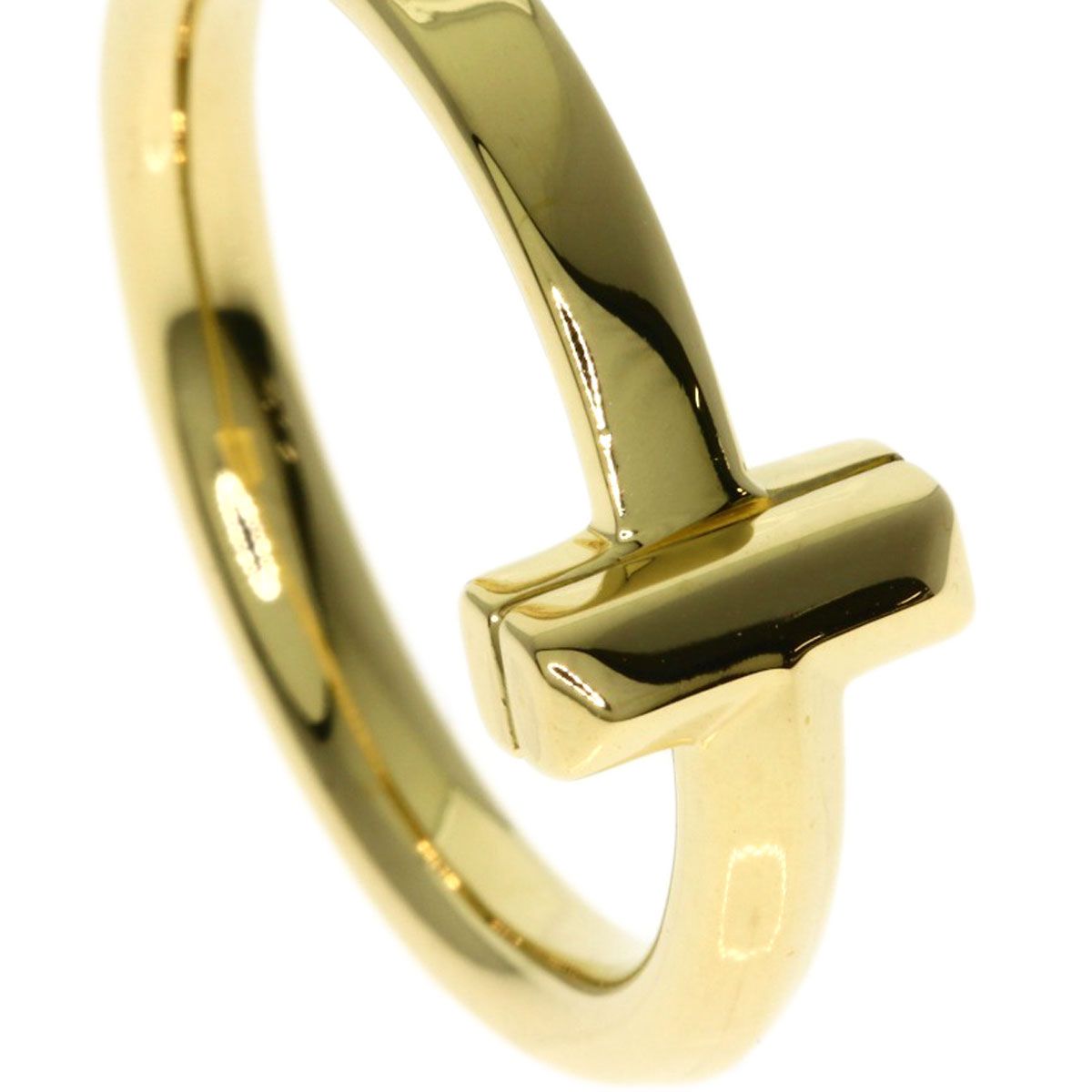 Tiffany & Co T One Narrow Ring 18k Yellow Gold — view 7