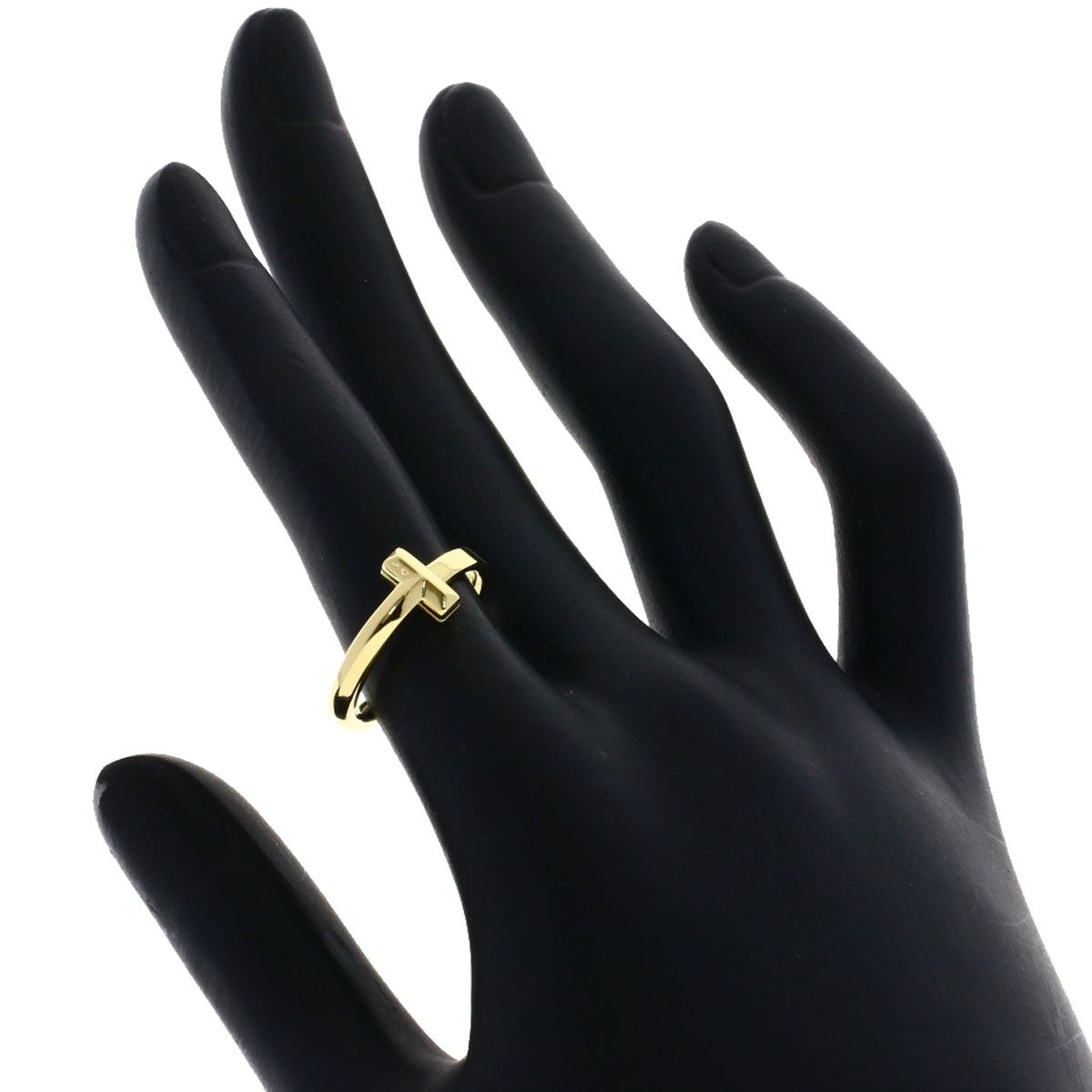 Tiffany & Co T One Narrow Ring 18k Yellow Gold — view 6
