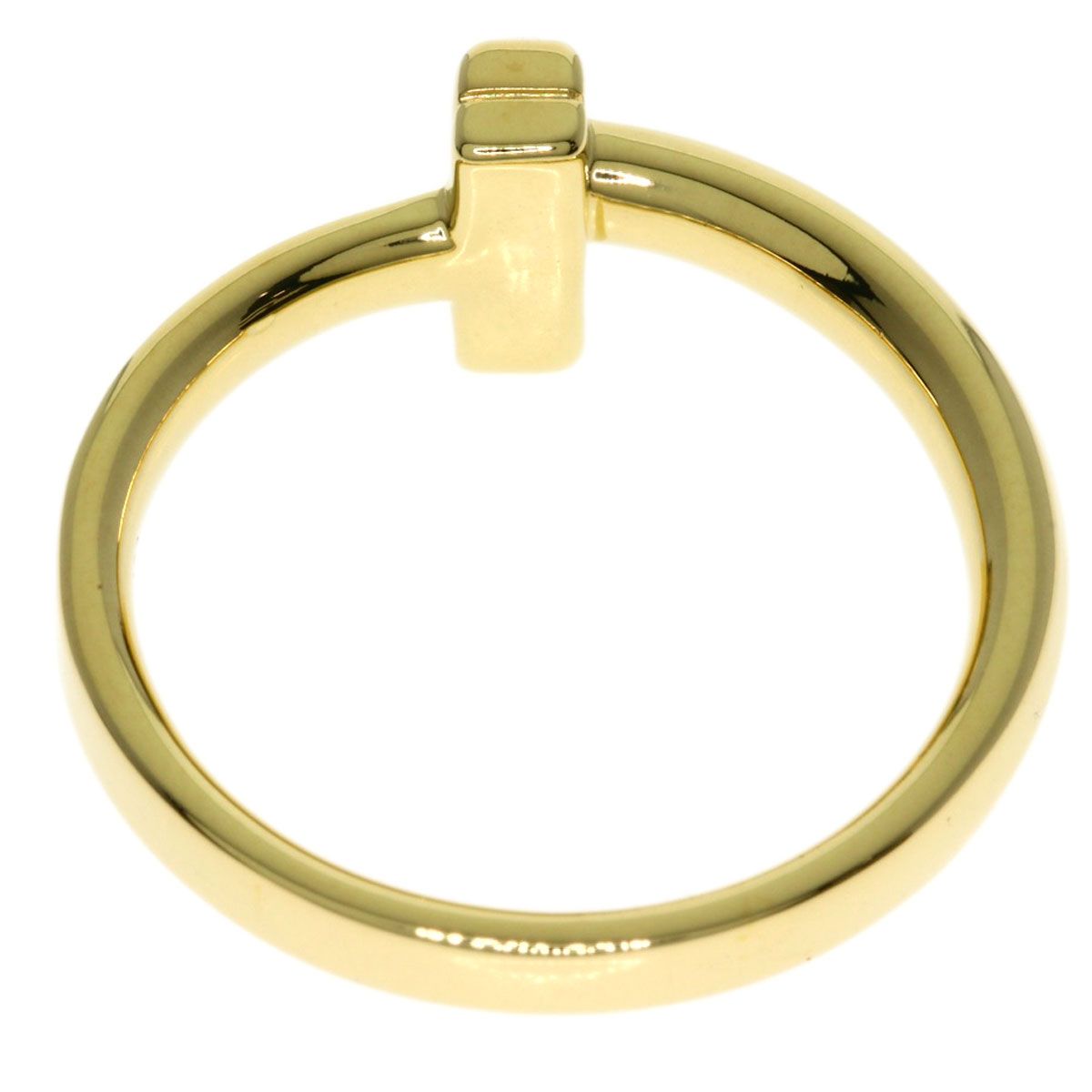 Tiffany & Co T One Narrow Ring 18k Yellow Gold — view 4