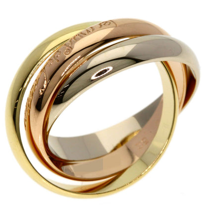 Cartier Trinity 52 Ring 18k Yellow Gold 18k Pink White — view 2