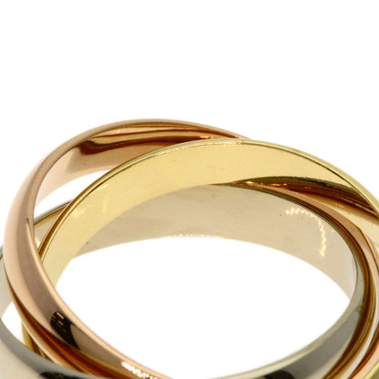 Cartier Trinity 53 Ring 18k Yellow Gold 18k Pink White — view 6