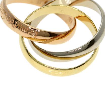 Cartier Trinity 49 Ring 18k Yellow Gold 18k Pink White — view 6