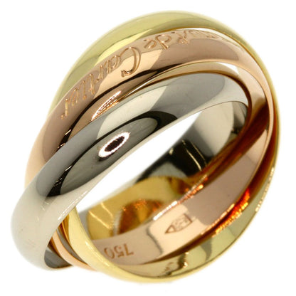 Cartier Trinity 49 Ring 18k Yellow Gold 18k Pink White — view 2
